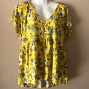 Yellow Torrid shirt